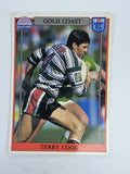 NRL 1993 Regina Base Card #137 Terry Cook Gold Coast Seagulls