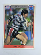 NRL 1993 Regina Base Card #137 Terry Cook Gold Coast Seagulls