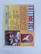 NRL 1993 Regina Base Card #137 Terry Cook Gold Coast Seagulls