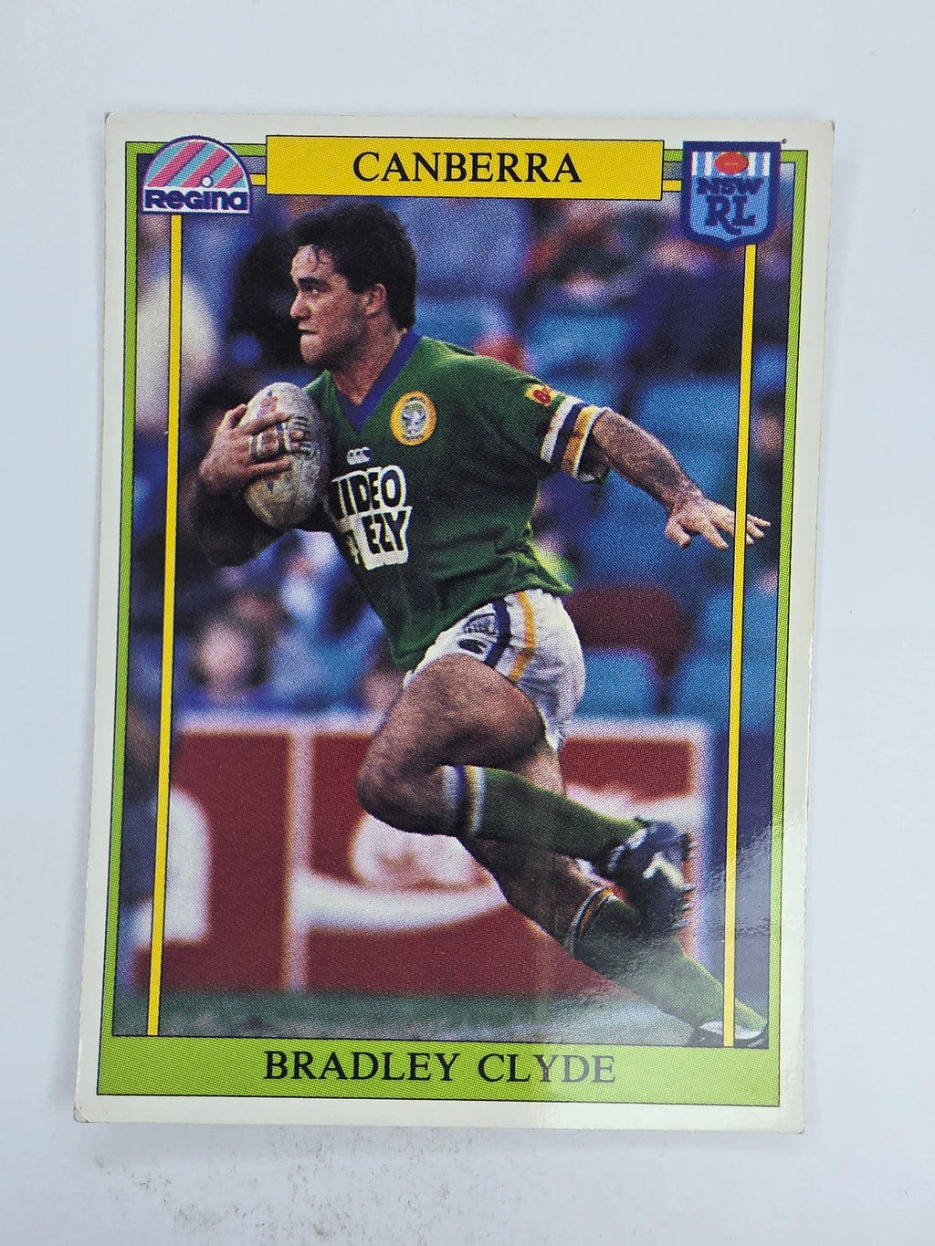 NRL 1993 Regina Base Card #141 Brad Clyde Canberra Raiders