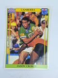 NRL 1993 Regina Base Card #142 Jason Crocker Canberra Raiders