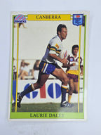 NRL 1993 Regina Base Card #143 Laurie Daley Canberra Raiders *damaged*