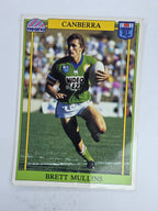 NRL 1993 Regina Base Card #147 Brett Mullins Canberra Raiders