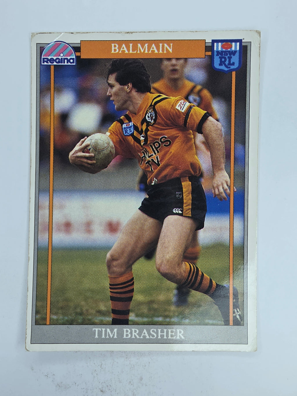 NRL 1993 Regina Base Card #152 Tim Brasher Balmain Tigers