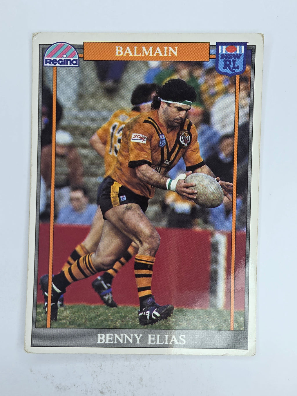 NRL 1993 Regina Base Card #155 Ben Elias Balmain Tigers