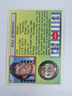 NRL 1993 Regina Base Card #157 Will Robinson Balmain Tigers