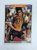 NRL 1993 Regina Base Card #161 Martin Masella Balmain Tigers