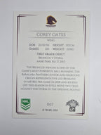 NRL 2019 Elite Base Card #7 Corey Oates Brisbane Broncos