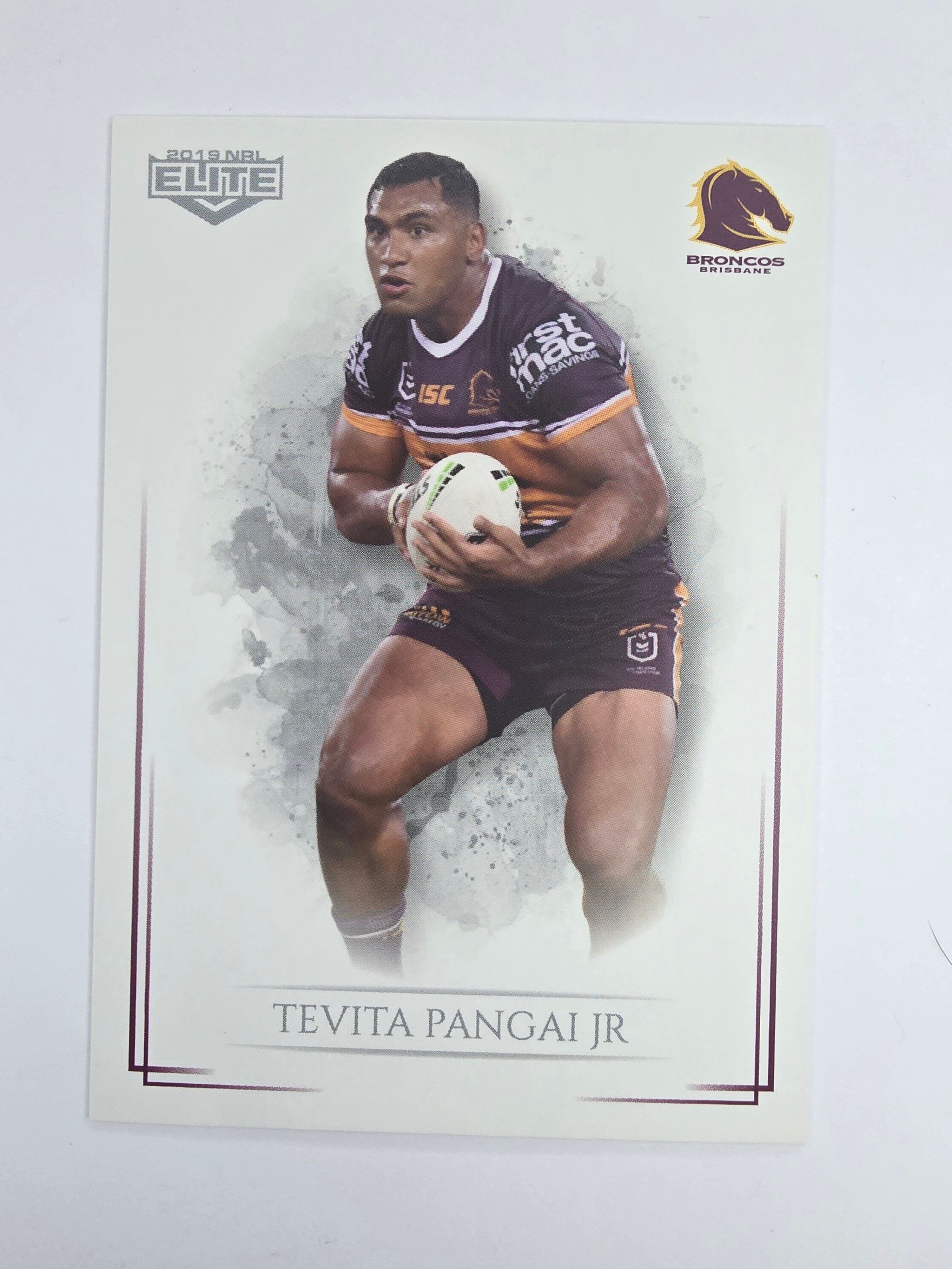 NRL 2019 Elite Base Card #8 Tevita Pangai Jr Brisbane Broncos