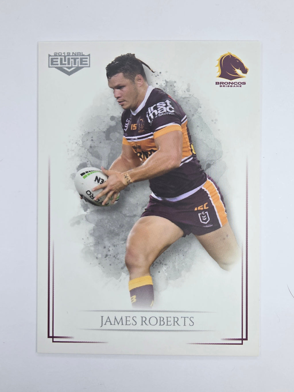 NRL 2019 Elite Base Card #9 James Roberts Brisbane Broncos