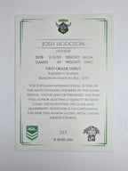NRL 2019 Elite Base Card #13 Josh Hodgson Canberra Raiders