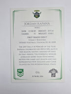 NRL 2019 Elite Base Card #16 Jordan Rapana Canberra Raiders