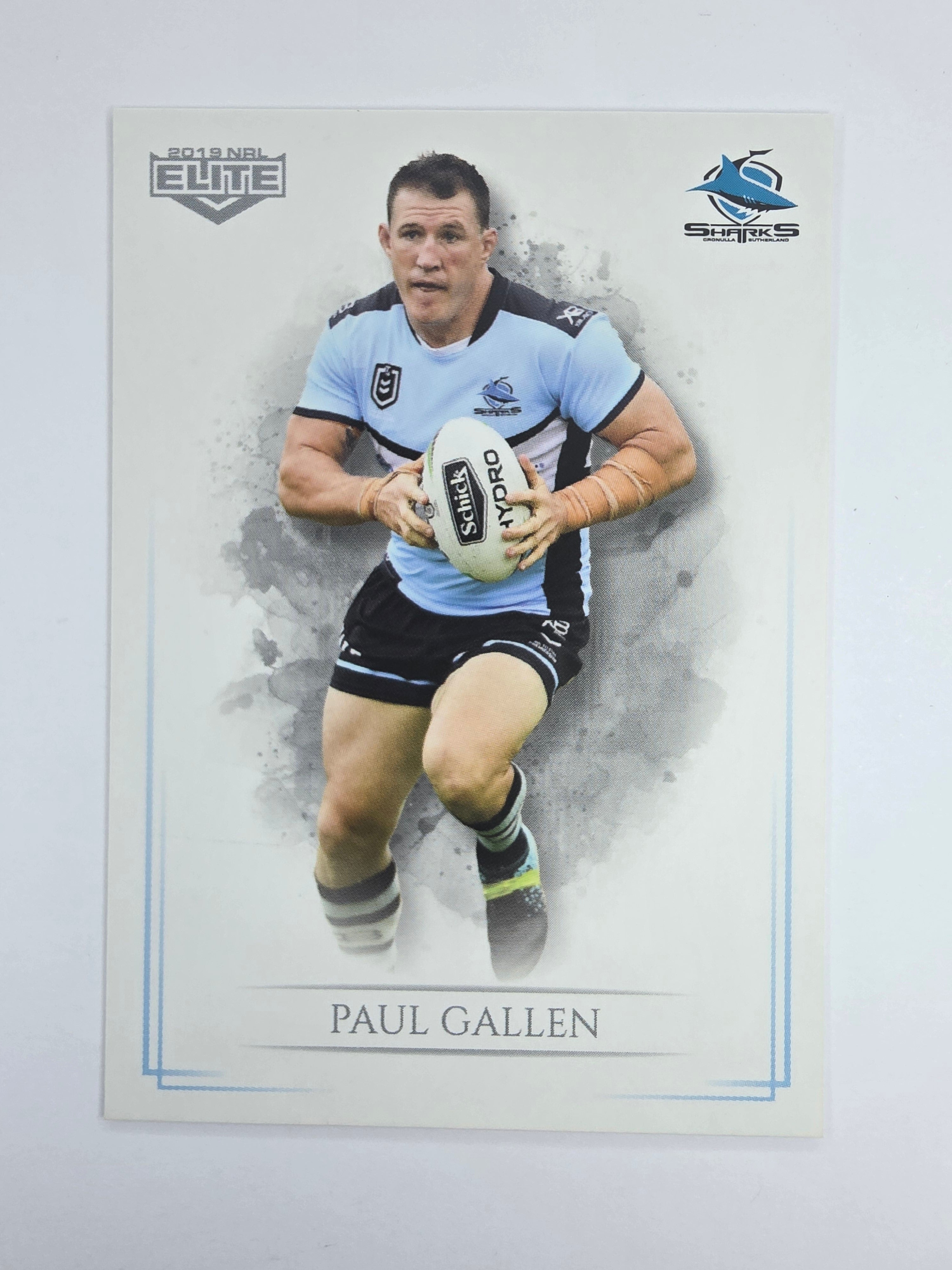 NRL 2019 Elite Base Card #31 Paul Gallen Cronulla Sutherland Sharks