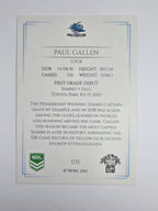 NRL 2019 Elite Base Card #31 Paul Gallen Cronulla Sutherland Sharks