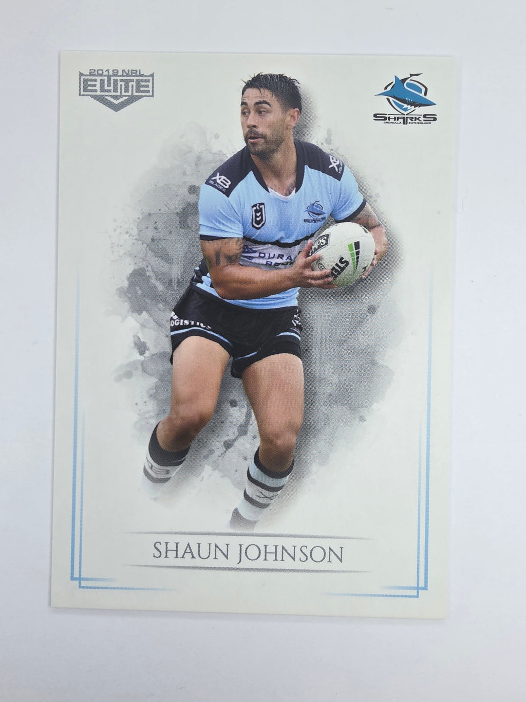 NRL 2019 Elite Base Card #32 Shaun Johnson Cronulla Sutherland Sharks