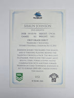 NRL 2019 Elite Base Card #32 Shaun Johnson Cronulla Sutherland Sharks
