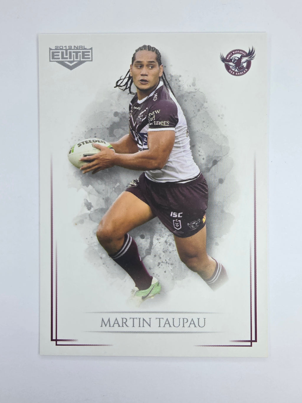 NRL 2019 Elite Base Card #51 Martin Taupau Manly Warringah Sea Eagles