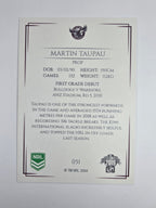 NRL 2019 Elite Base Card #51 Martin Taupau Manly Warringah Sea Eagles