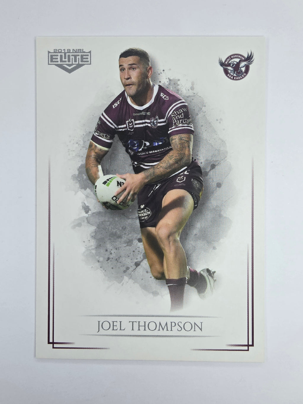 NRL 2019 Elite Base Card #52 Joel Thompson Manly Warringah Sea Eagles