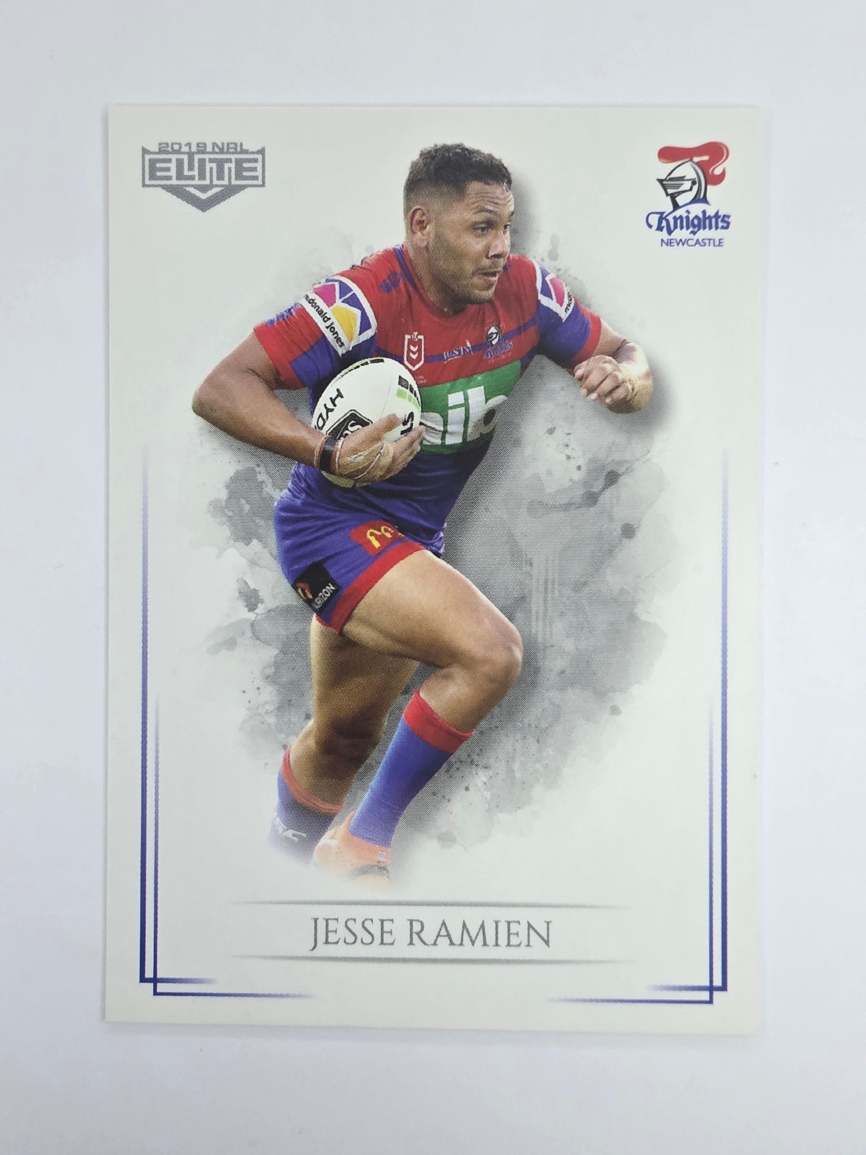 NRL 2019 Elite Base Card #71 Jesse Ramien Newcastle Knights