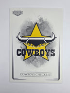 NRL 2019 Elite Base Card #73 Checklist North Queensland Cowboys