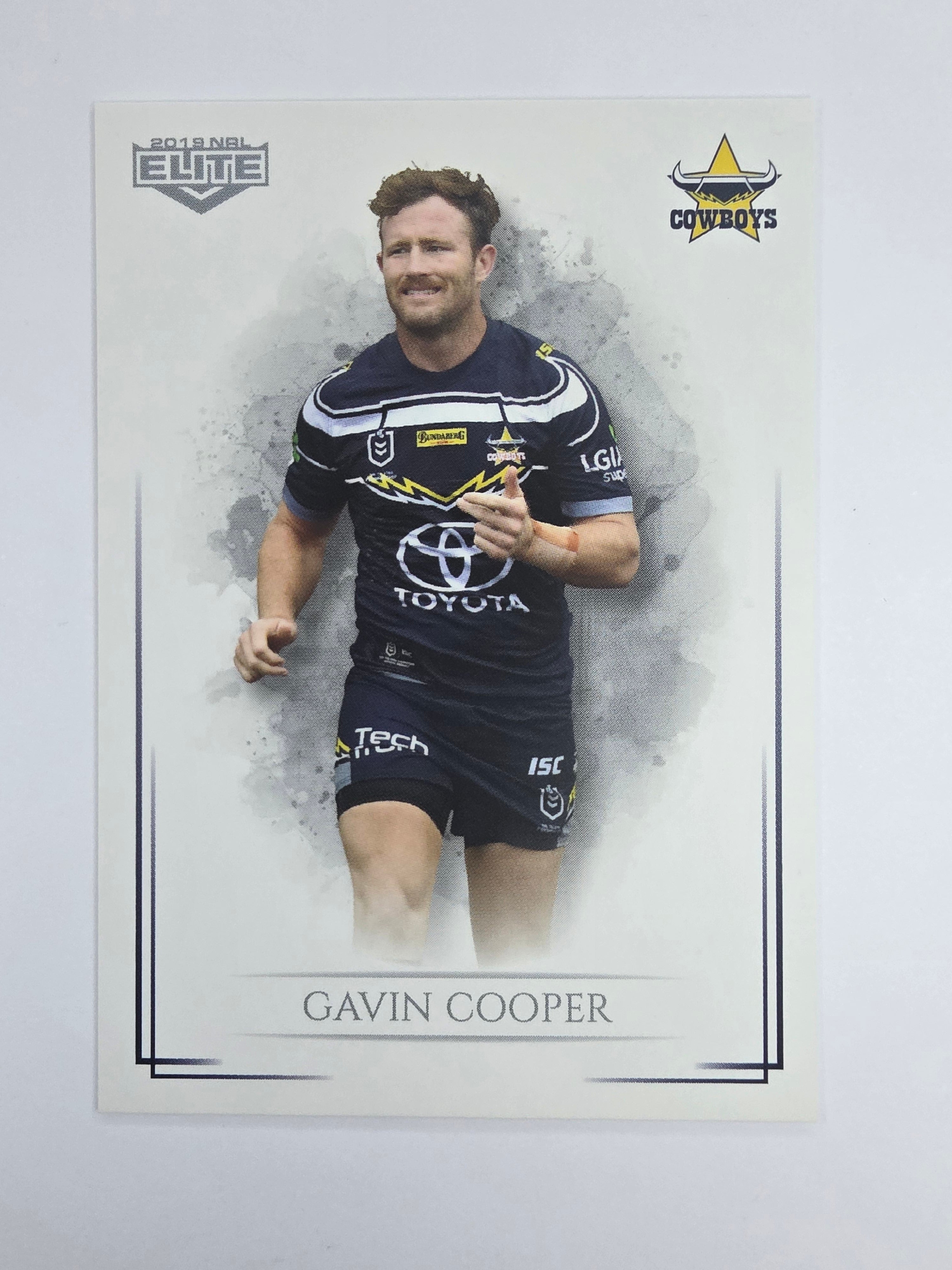 NRL 2019 Elite Base Card #74 Gavin Cooper North Queensland Cowboys