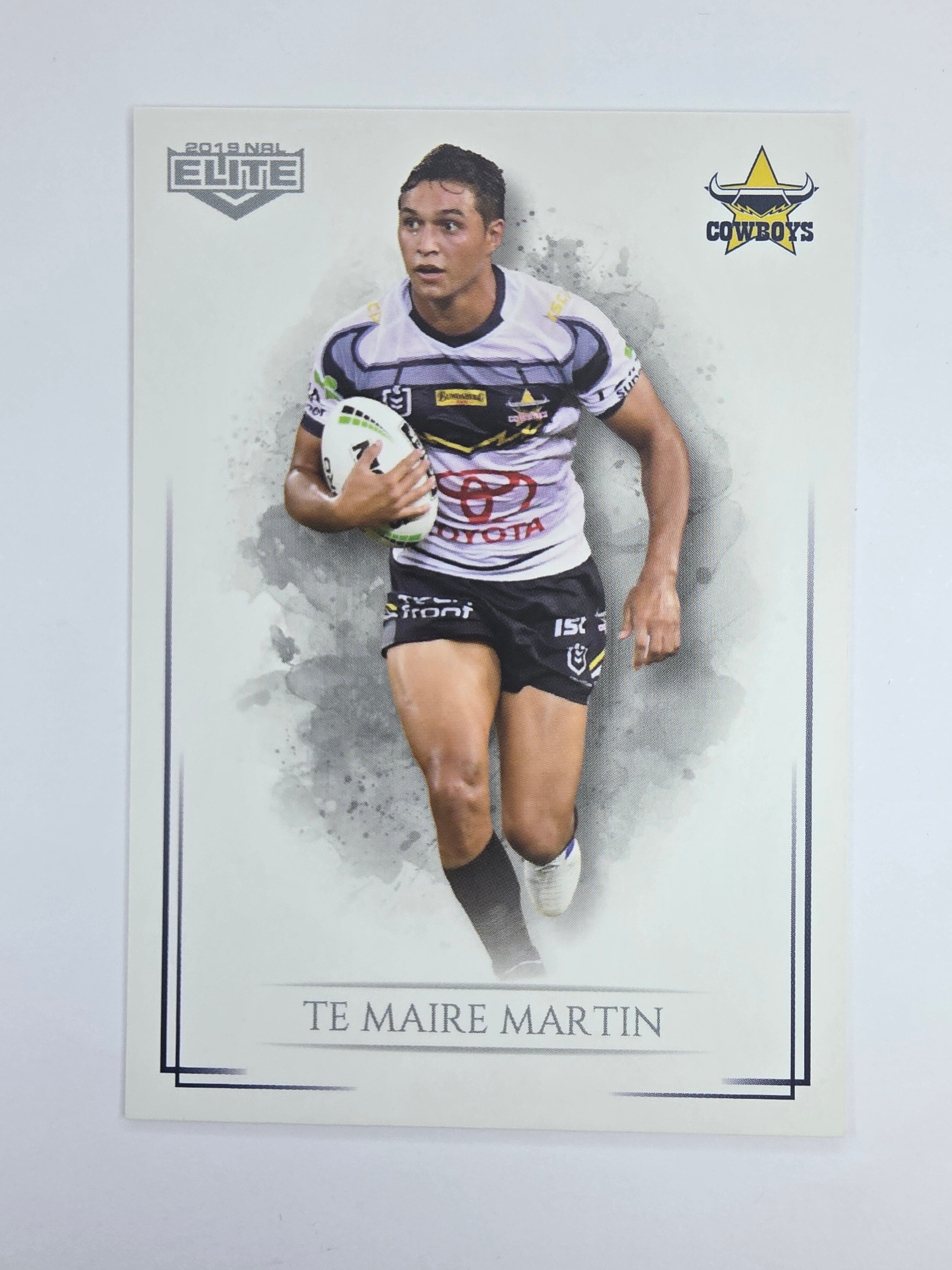 NRL 2019 Elite Base Card #77 Te Maire Martin North Queensland Cowboys