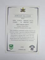 NRL 2019 Elite Base Card #78 Jordan McLean North Queensland Cowboys