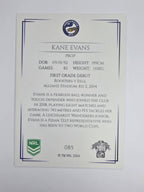 NRL 2019 Elite Base Card #85 Kane Evans Parramatta Eels