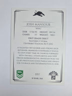 NRL 2019 Elite Base Card #97 Josh Mansour Penrith Panthers