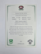 NRL 2019 Elite Base Card #101 Sam Burgess South Sydney Rabbitohs