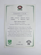NRL 2019 Elite Base Card #102 Damien Cook South Sydney Rabbitohs