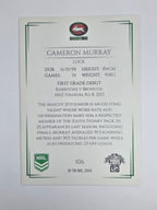 NRL 2019 Elite Base Card #106 Cameron Murray South Sydney Rabbitohs