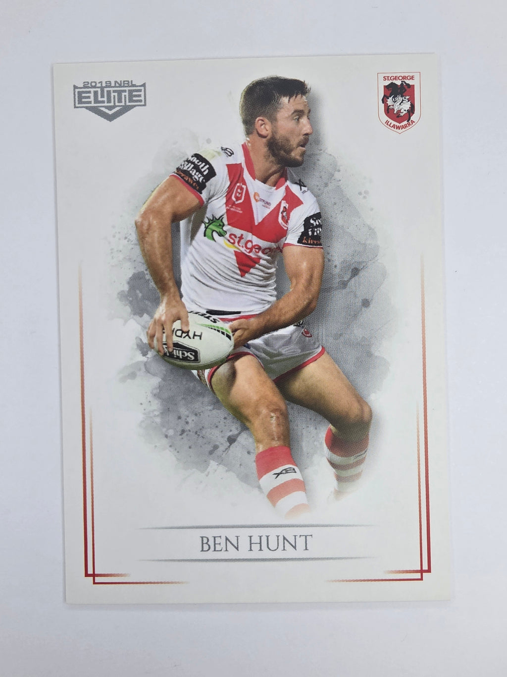 NRL 2019 Elite Base Card #112 Ben Hunt St George Illawarra Dragons