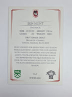 NRL 2019 Elite Base Card #112 Ben Hunt St George Illawarra Dragons