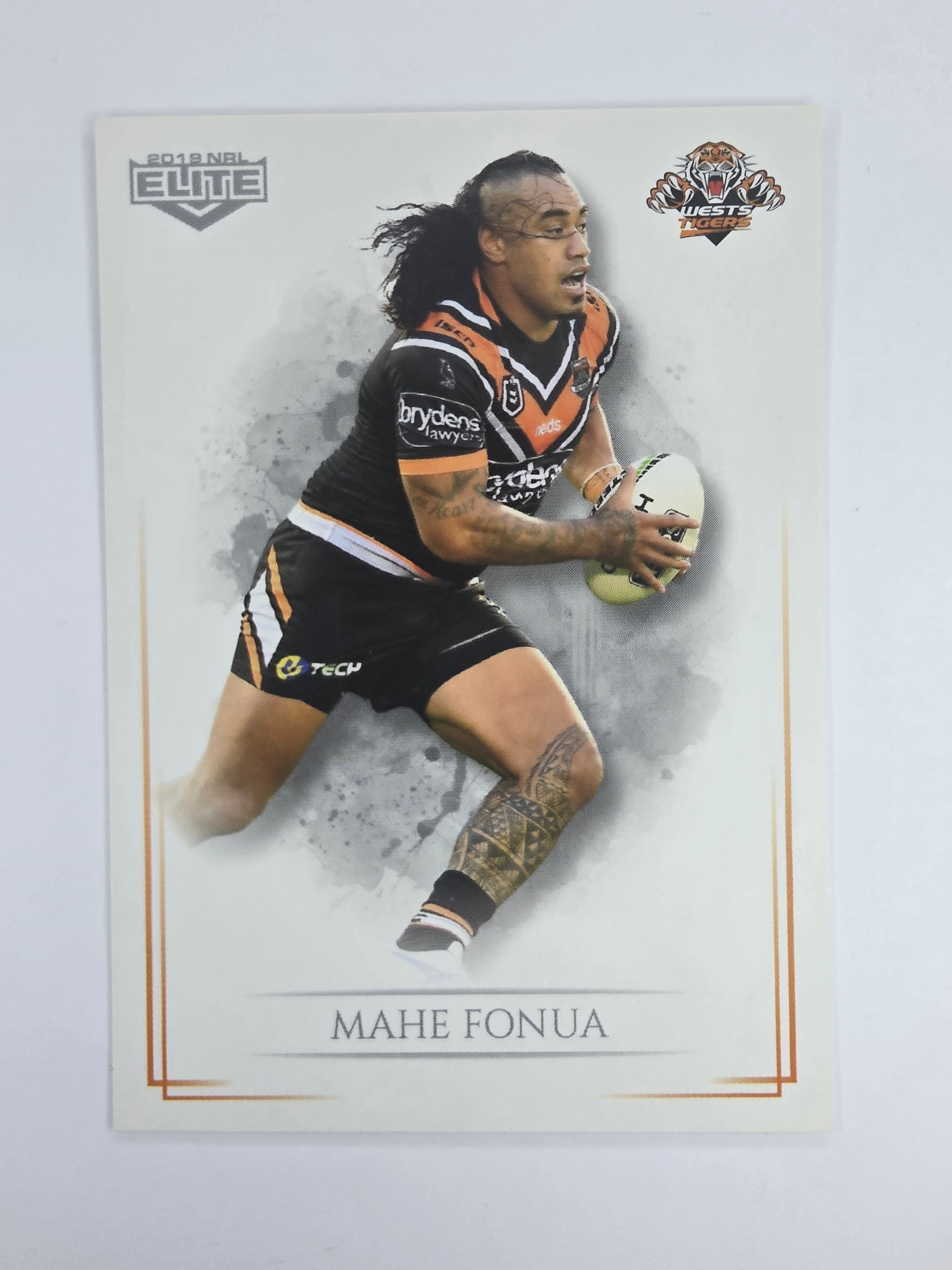NRL 2019 Elite Base Card #139 Mahe Fonua Wests Tigers