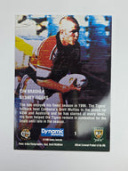 1996 Dynamic Signature Gold #1 Tim Brasher Balmain Tigers