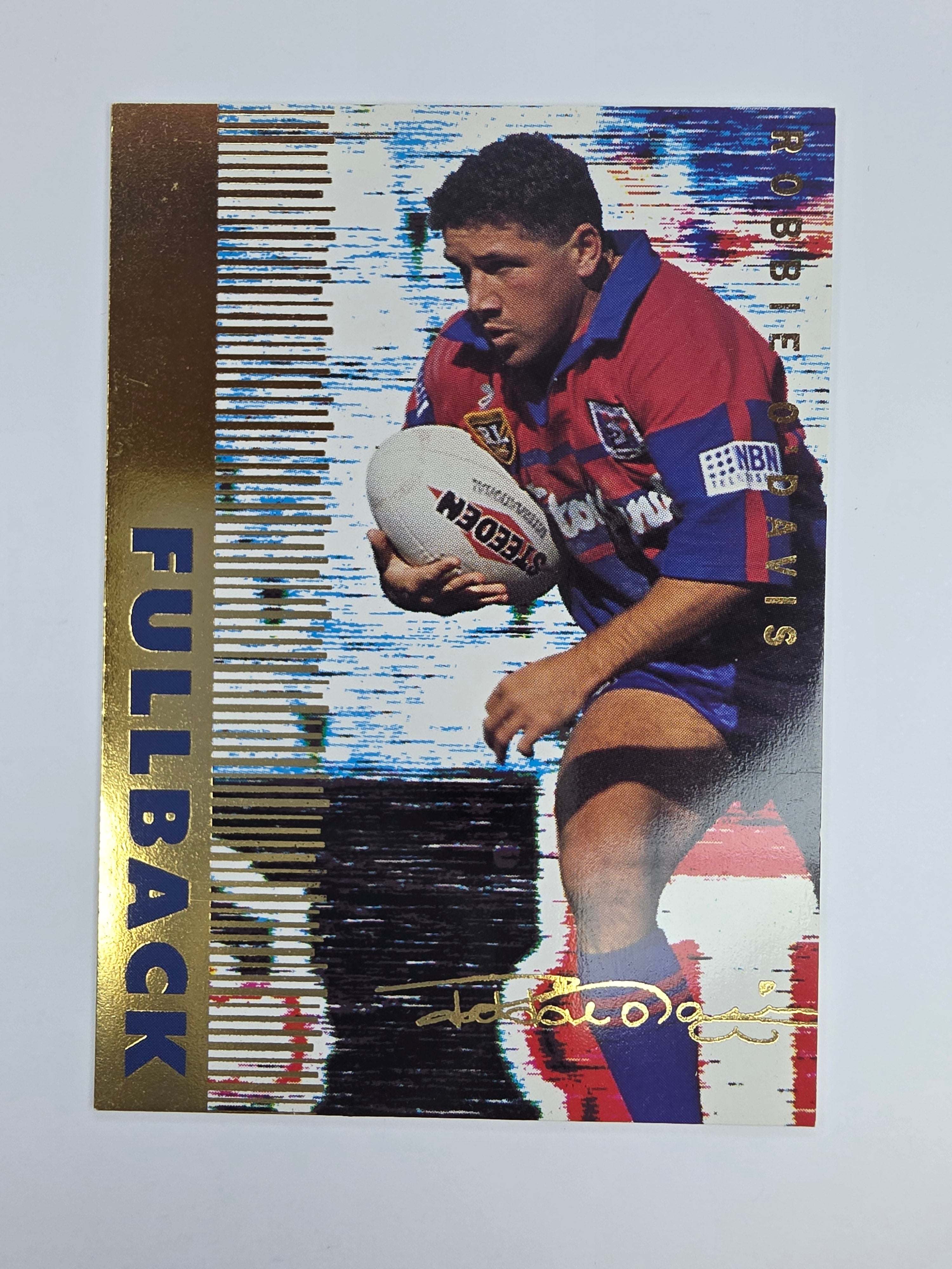 1996 Dynamic Signature Gold #7 Robbie O'Davis Newcastle Knights
