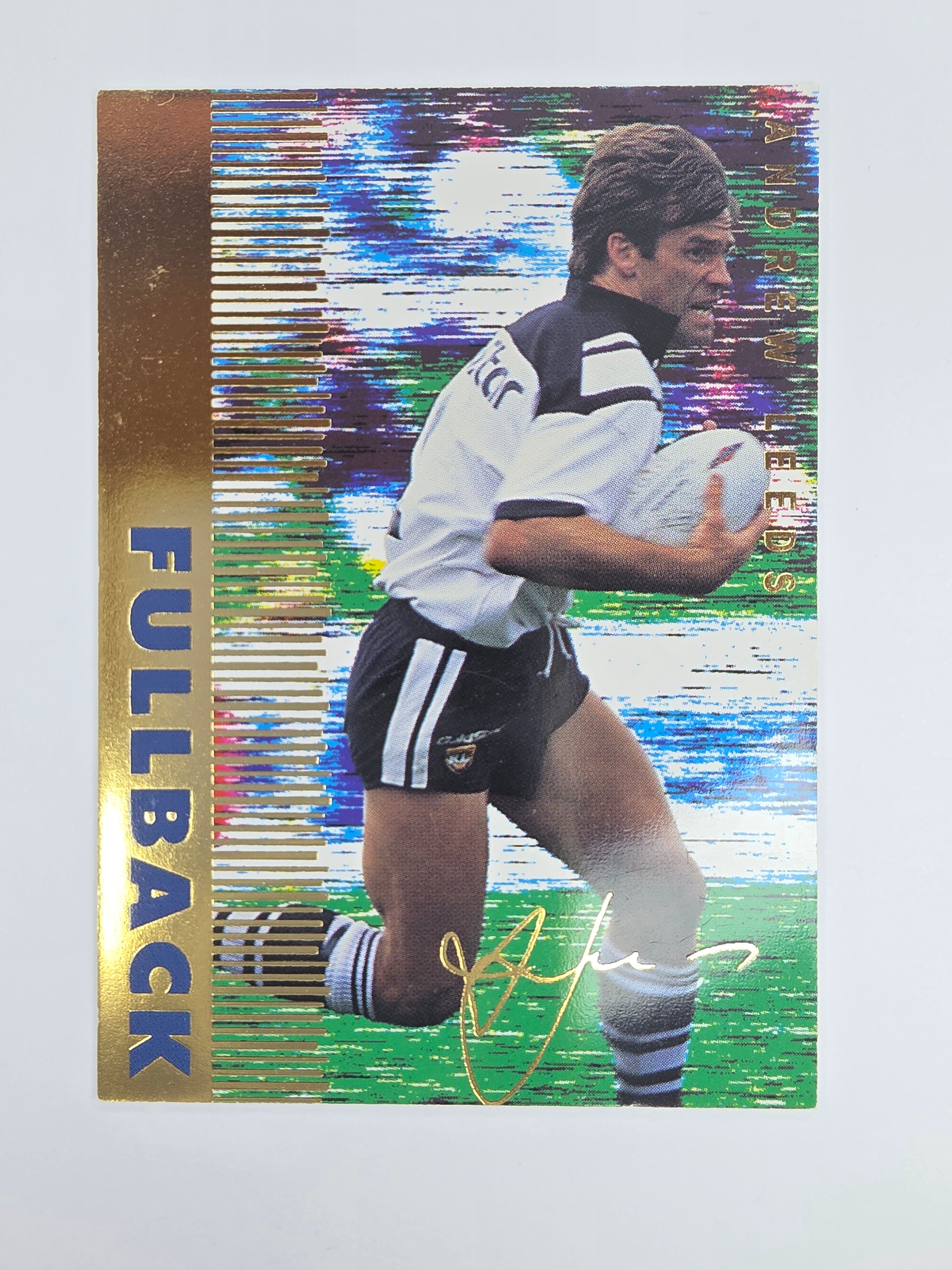 1996 Dynamic Signature Gold #8 Andrew Leeds Western Suburbs Magpies