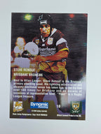 1996 Dynamic Signature Gold #10 Steve Renouf Brisbane Broncos