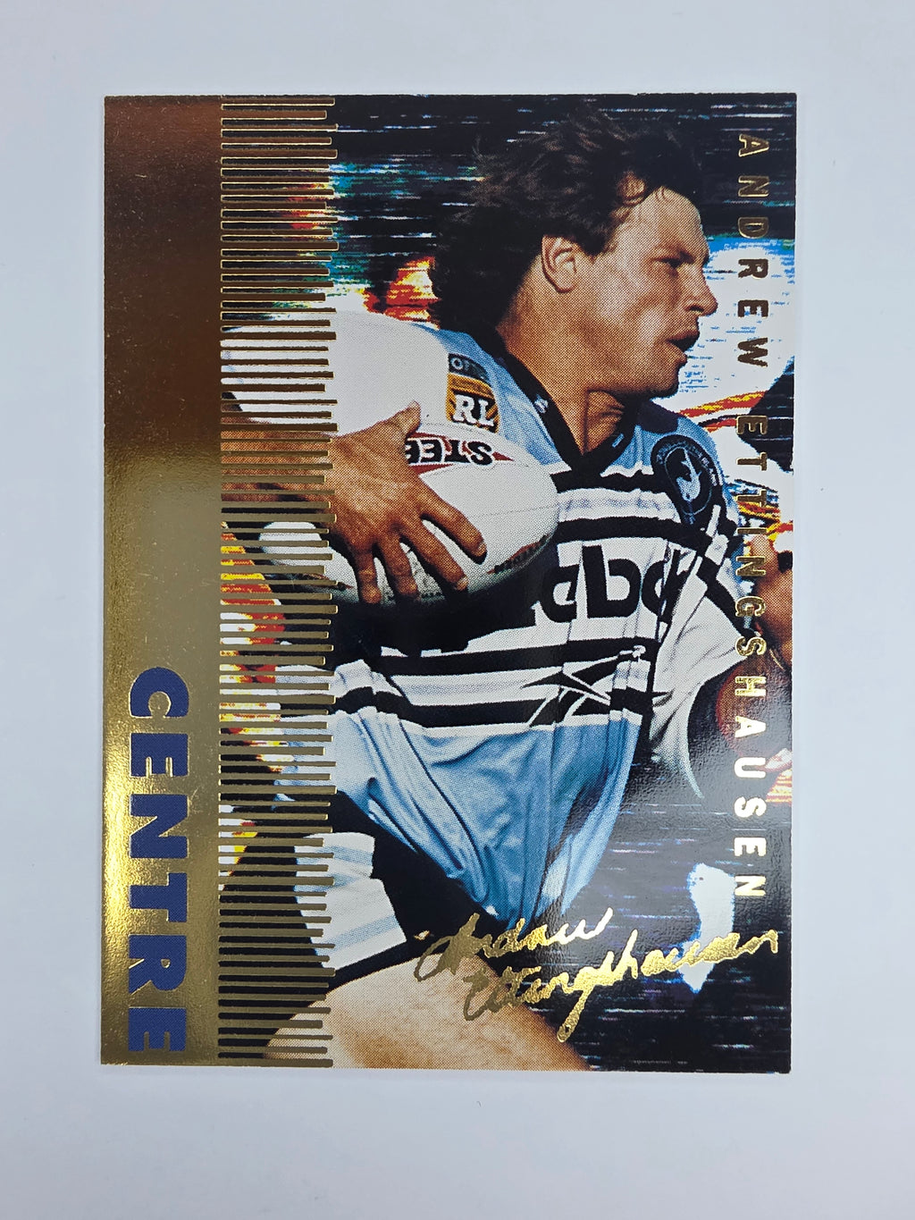 1996 Dynamic Signature Gold #11 Andrew Ettingshausen Cronulla Sutherland Sharks