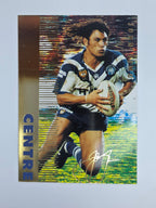 1996 Dynamic Signature Gold #15 John Timu Canterbury Bankstown Bulldogs
