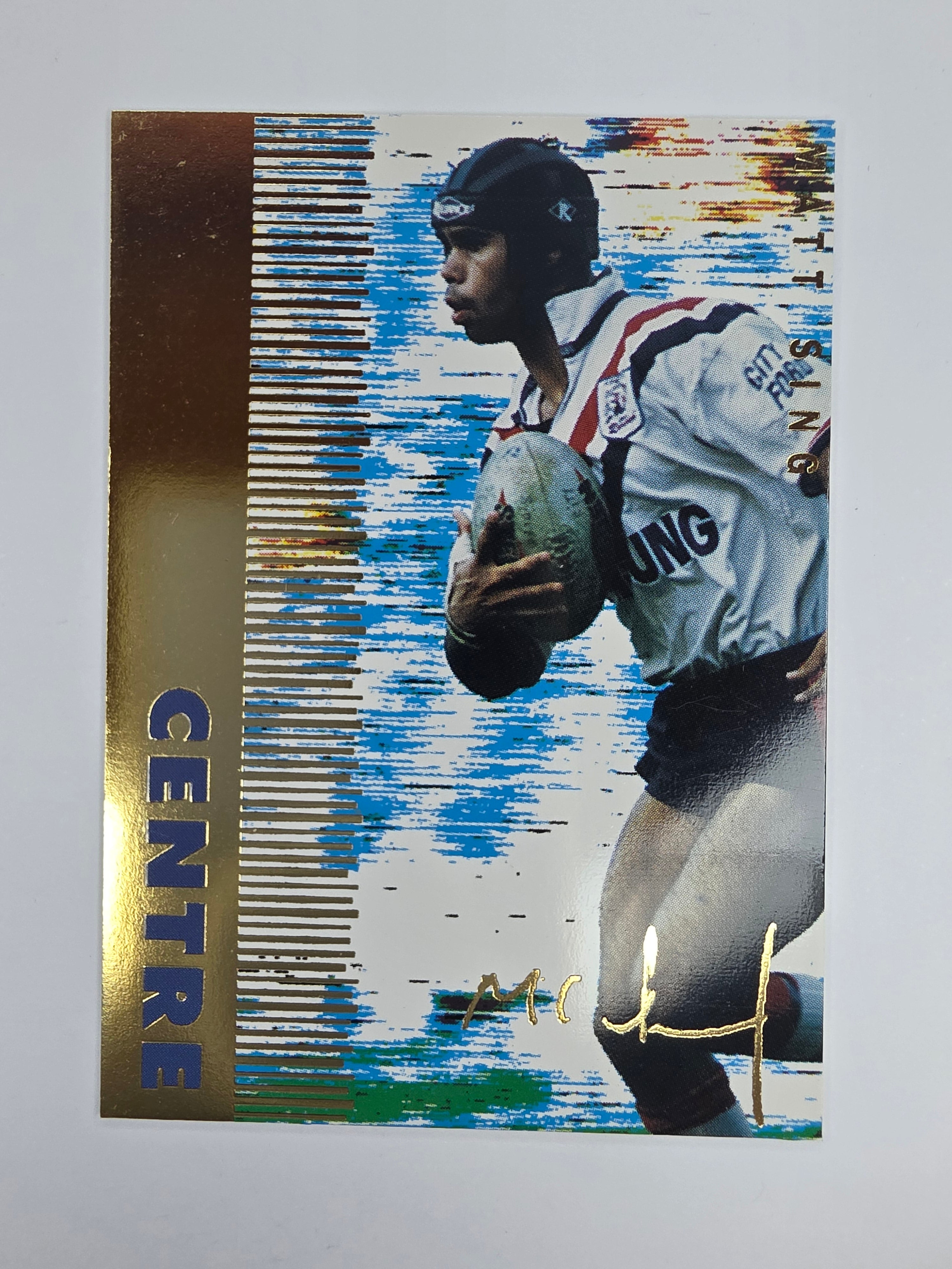 1996 Dynamic Signature Gold #17 Matt Sing Sydney Roosters