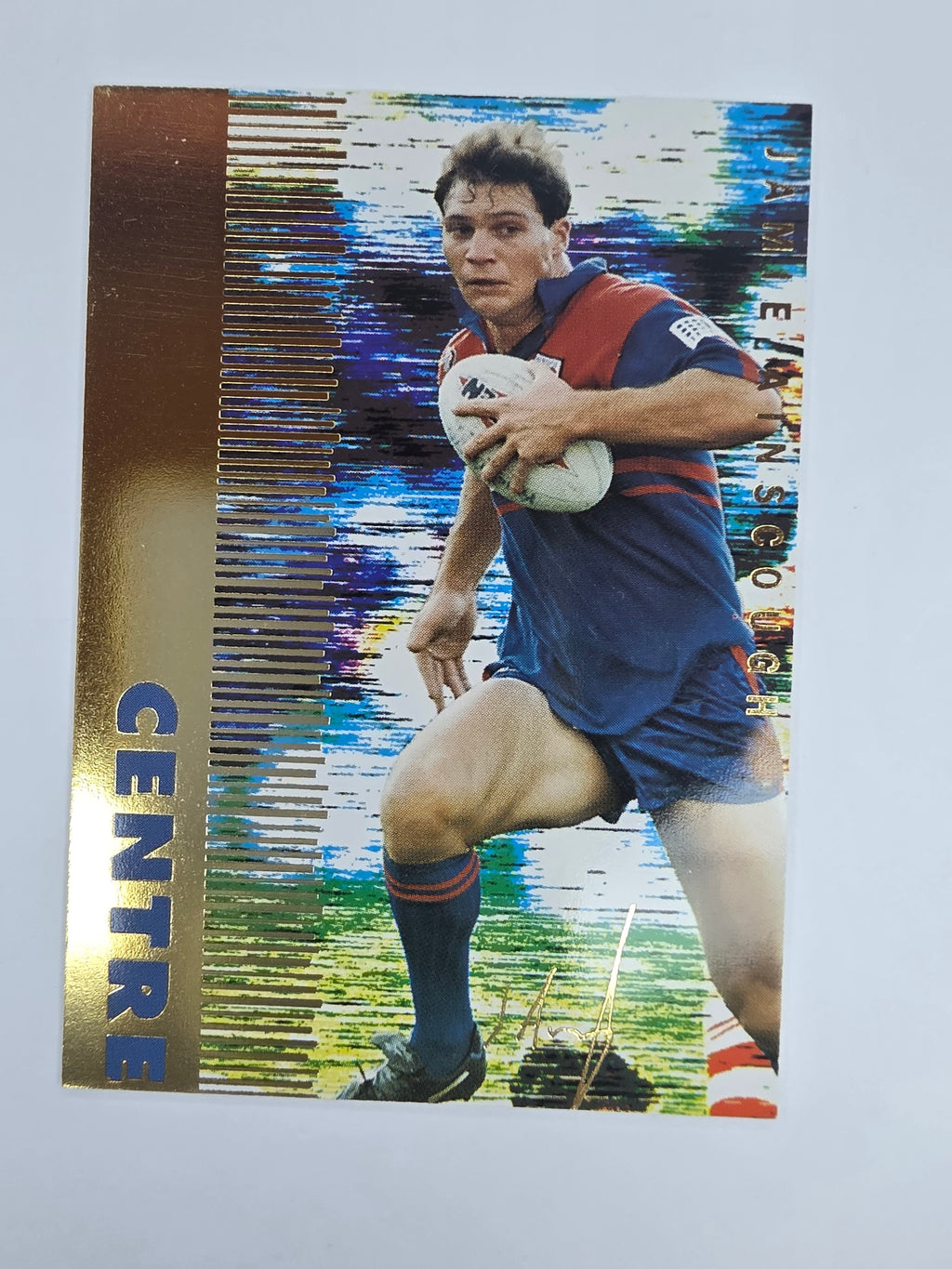 1996 Dynamic Signature Gold #18 Jamie Ainscough Newcastle Knights