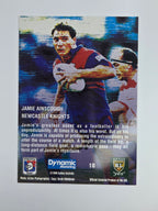 1996 Dynamic Signature Gold #18 Jamie Ainscough Newcastle Knights