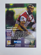 1996 Dynamic Signature Gold #20 Wendell Sailor Brisbane Broncos
