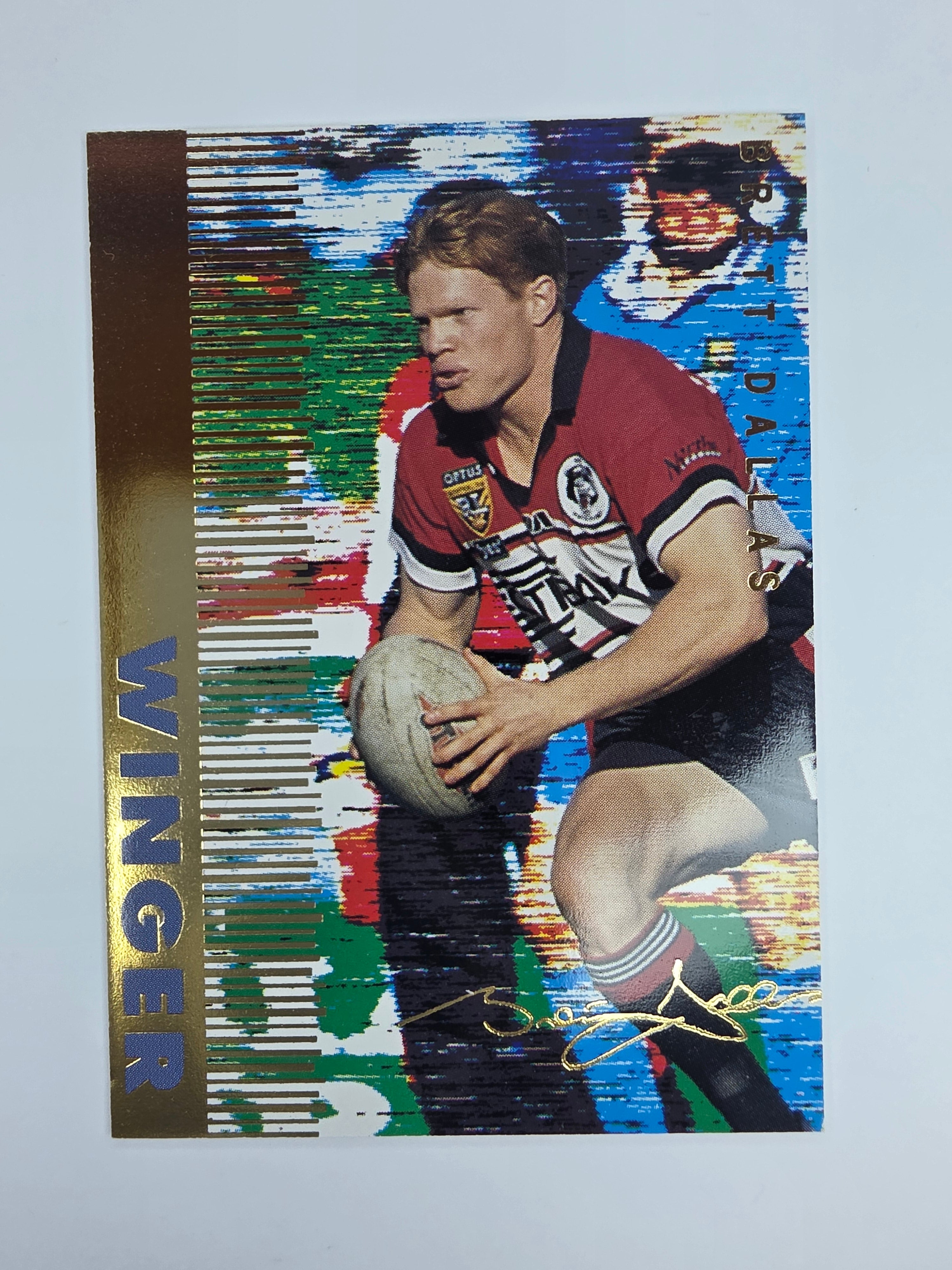 1996 Dynamic Signature Gold #21 Brett Dallas North Sydney Bears
