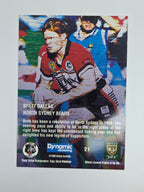1996 Dynamic Signature Gold #21 Brett Dallas North Sydney Bears