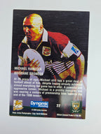 1996 Dynamic Signature Gold #22 Michael Hancock Brisbane Broncos