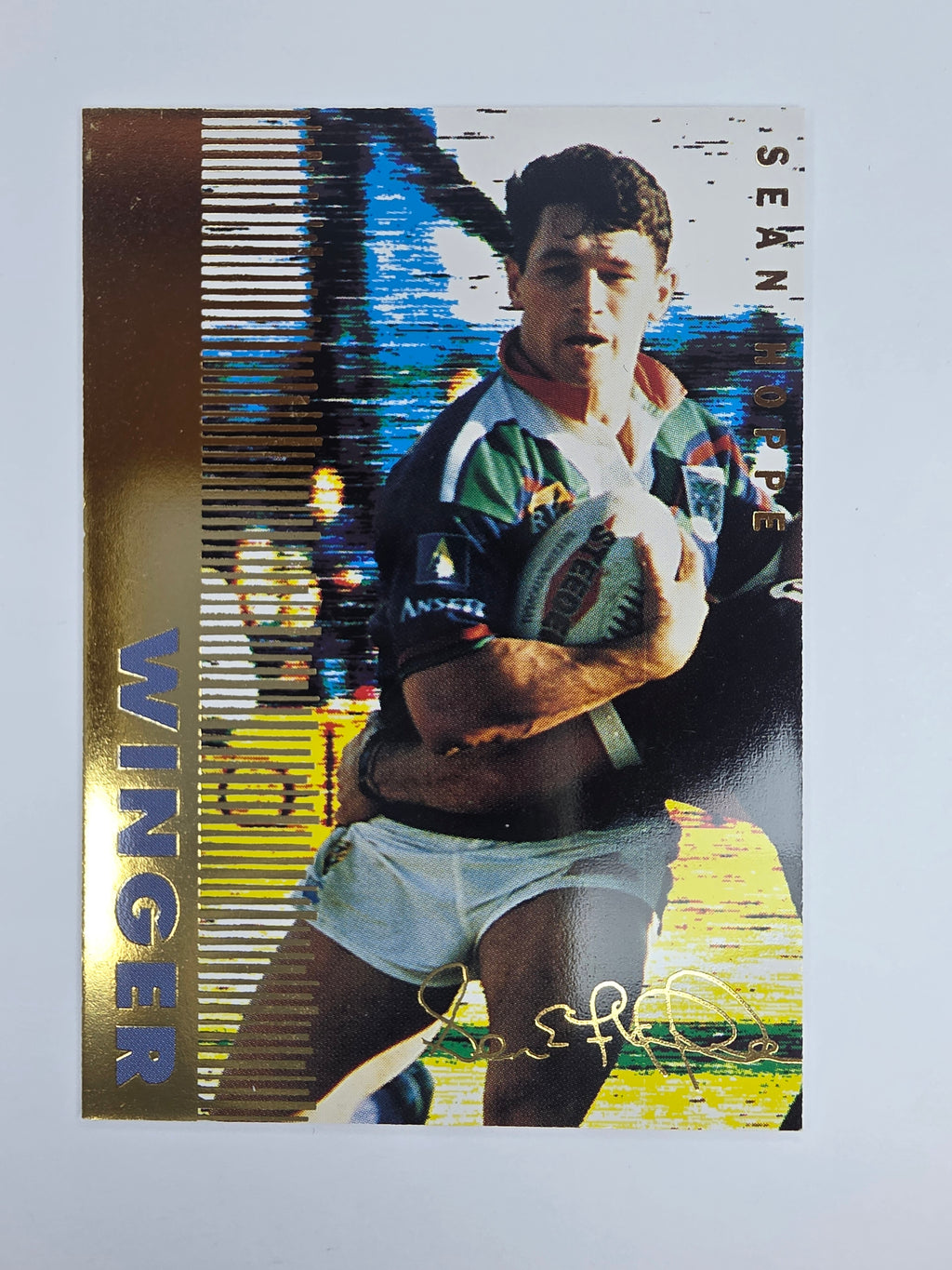 1996 Dynamic Signature Gold #23 Sean Hoppe Auckland Warriors
